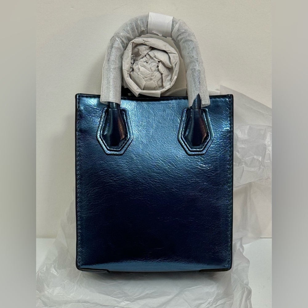 Michael Kors Mercer Extra Small Patent Crossbody Bag. - Picture 6 of 6